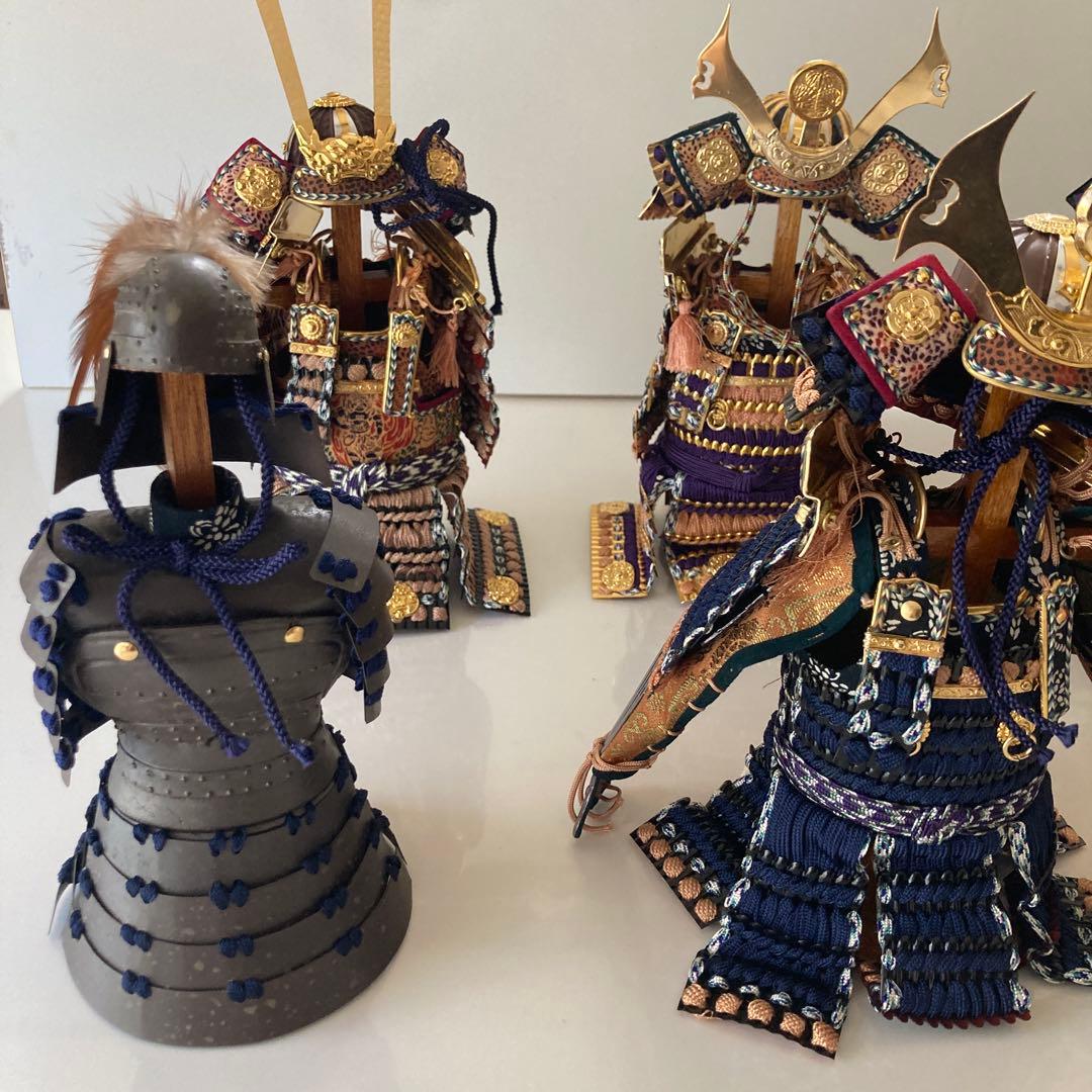 甲冑　兜　鎧　将軍　戦国武将　端午の節句　6体セット