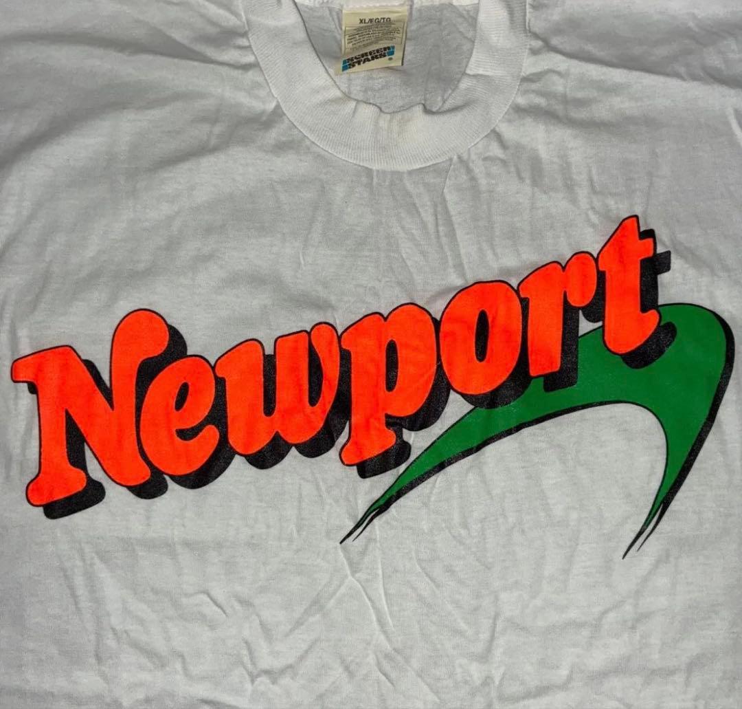 Newport グラフィックプリント Tシャツ X-LARGE ホワイト 非売品