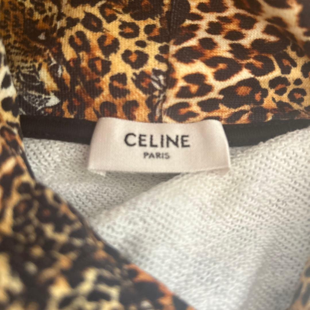 CELINEセリーヌ アニマル柄　総柄　フーディー　パーカー