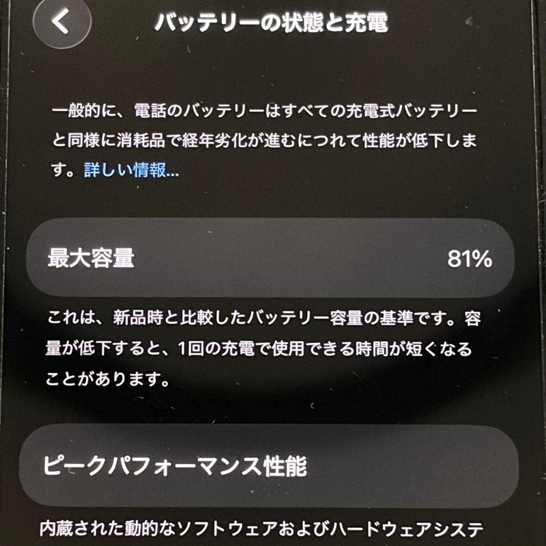 iPhone13 PRO 256GB グラファイト 背面ヒビ有り 動作問題なし