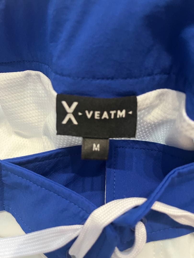 VEATM 水着 Mサイズ ホワイト/ブルー