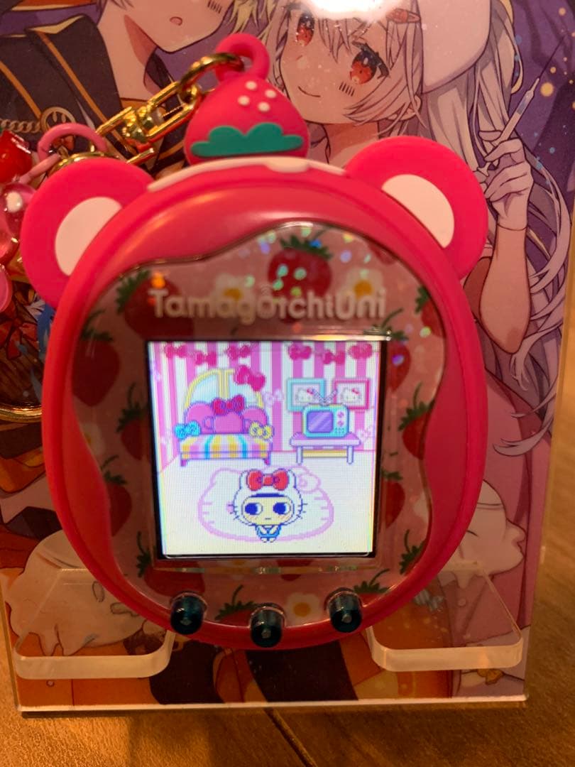 【年末年始価格】たまごっちユニ　ピンク　カバー付き　ＤＬエリアあり