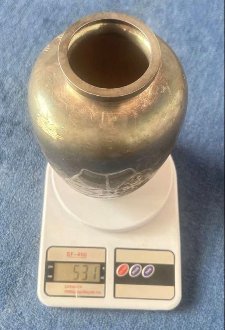 純銀製 銀製品 骨董品 古美術 時代物　銀杯　約531g
