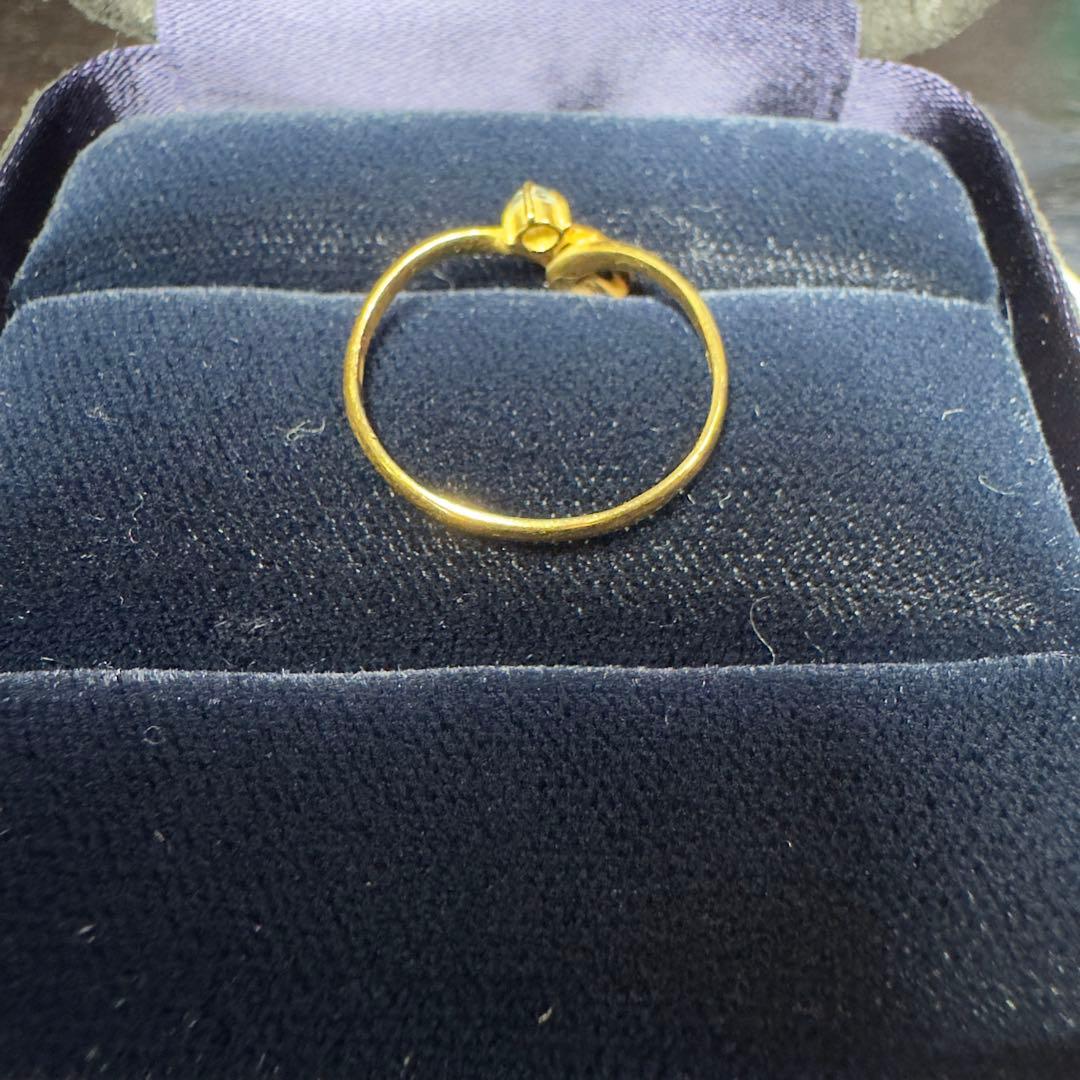 18金リング(k18) 約1.9g リングサイズ22号