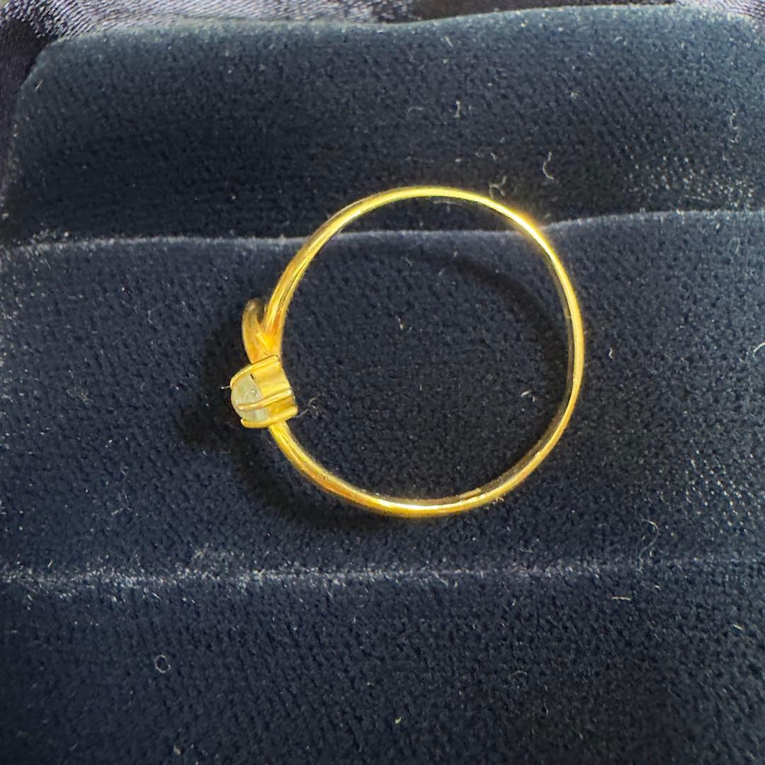 18金リング(k18) 約1.9g リングサイズ22号