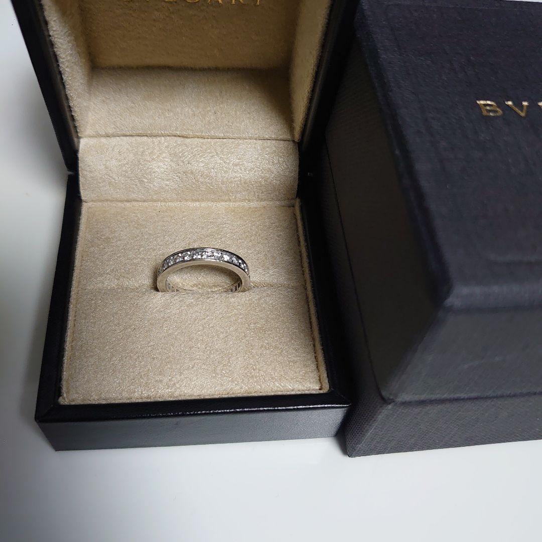 ブルガリ 美品 フルダイヤ エタニティリングpt950 　10号