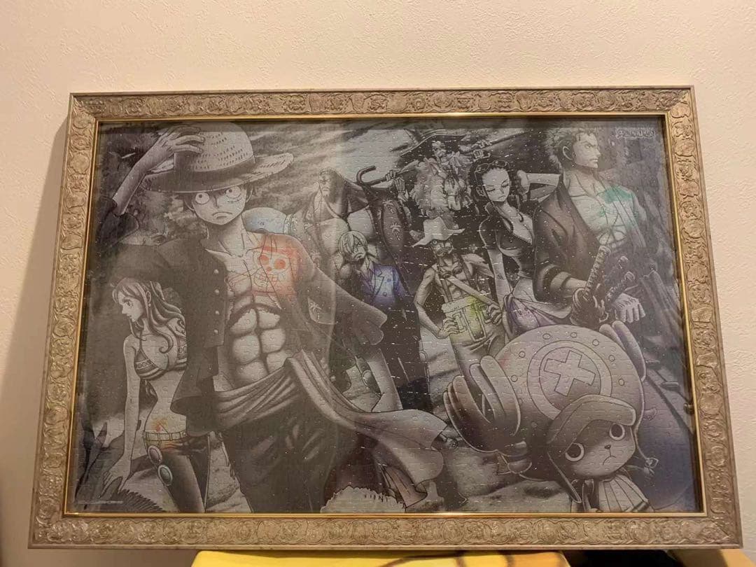 美品　one piece モノクロパズル