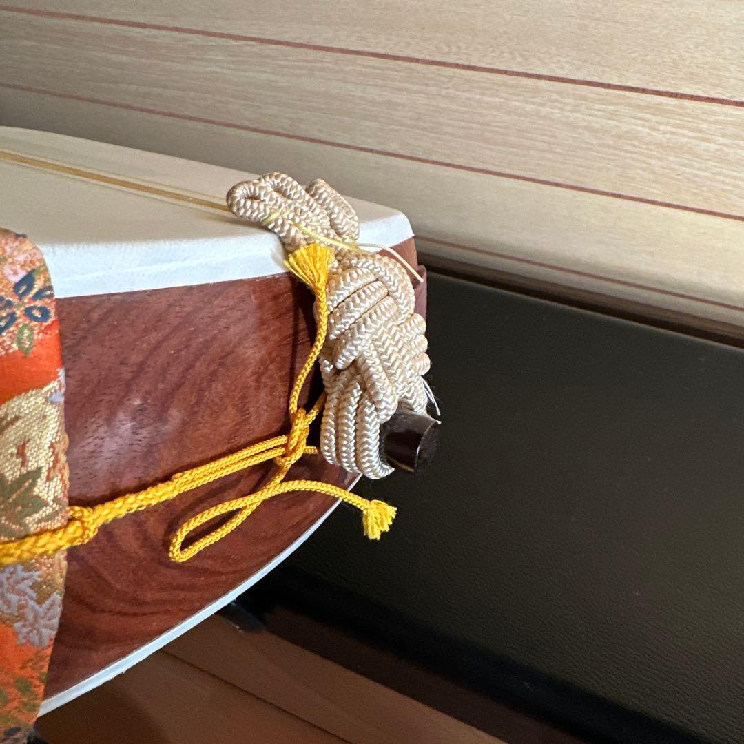 三味線本体 細棹 ハードケース付き 秋田三味線 長唄等 ３弦 訳あり