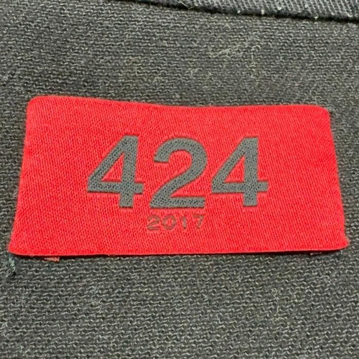 424 CLOSINGS ペイズリー柄 フーディ フード ジャケット 短丈 XL