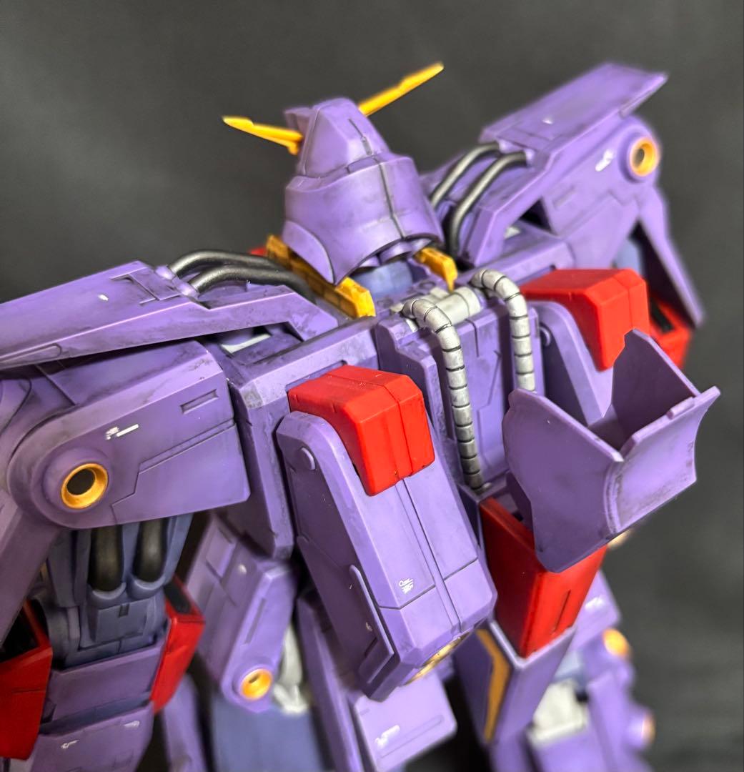 HGサイコガンダムMk-II 完成品（スミ入れ 部分塗装 ウェザリング仕上げ）