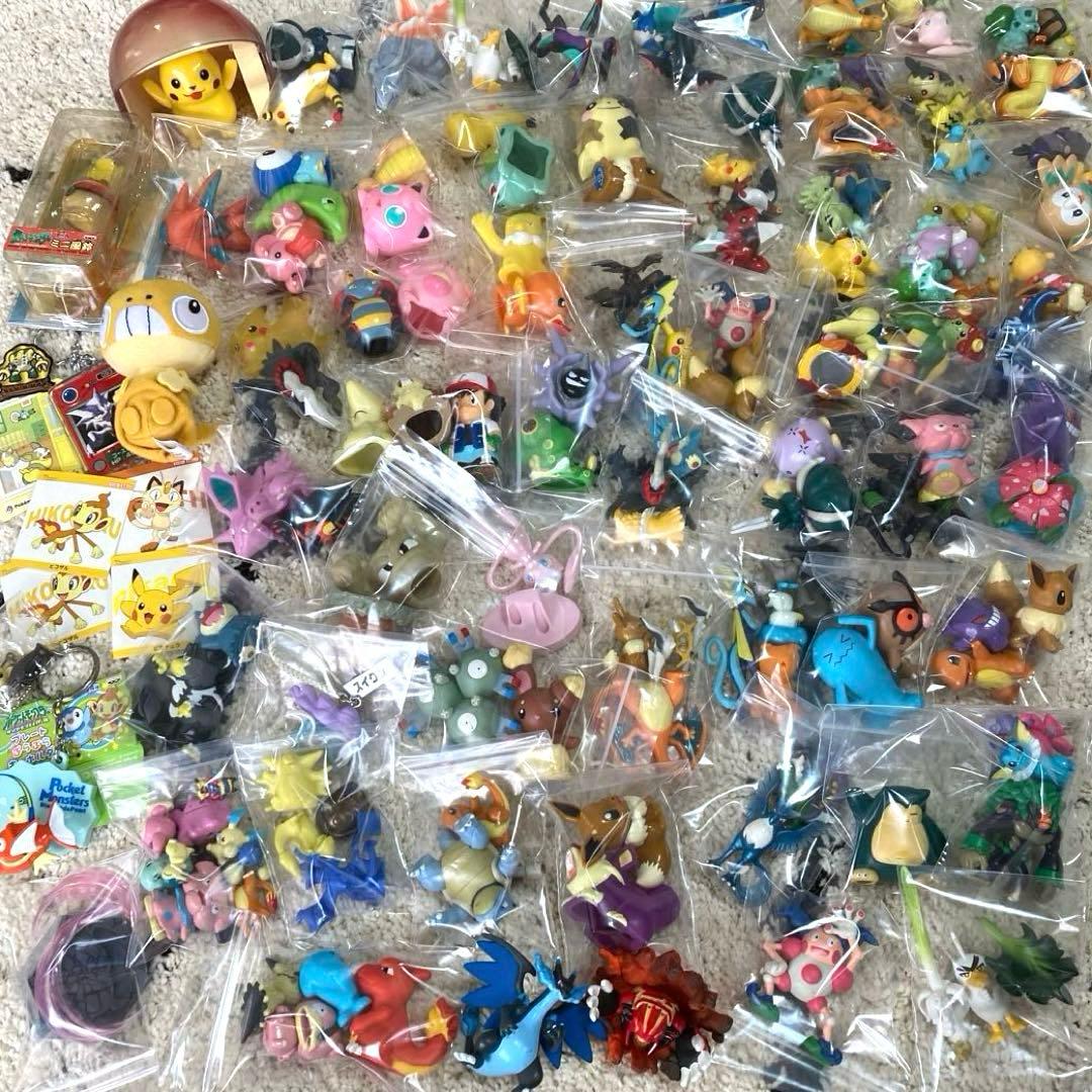 ポケモン　初期　平成レトロ　ミニフィギュア　指人形　モンコレ　大量　まとめ売り