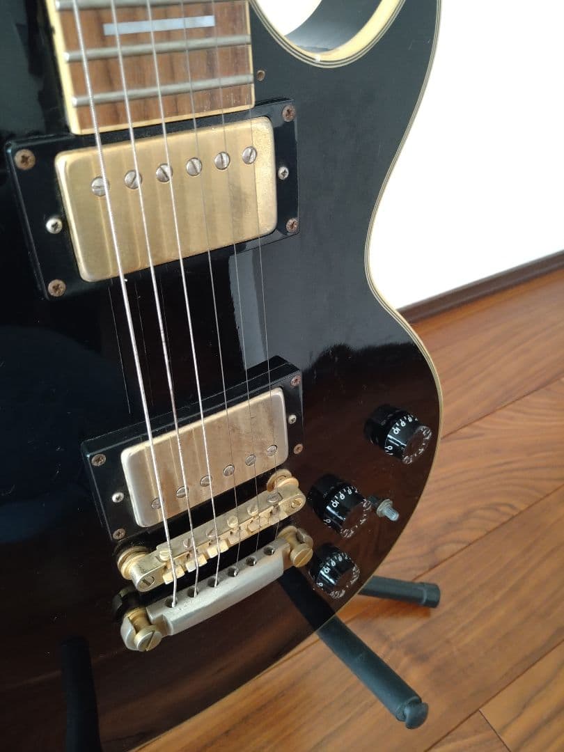 K Garage　 エレキギター　黒　ジャンク品　レスポールタイプ