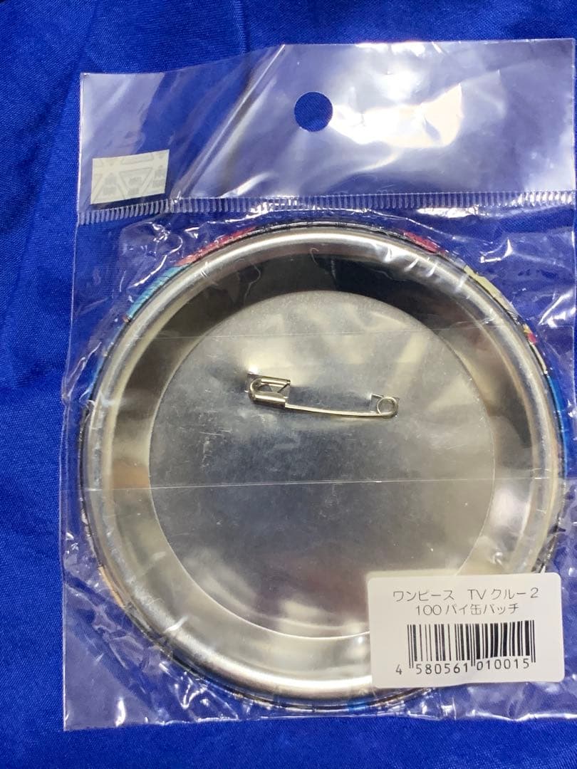 【希少】ワンピース TVクルー2 100パイ缶バッジ