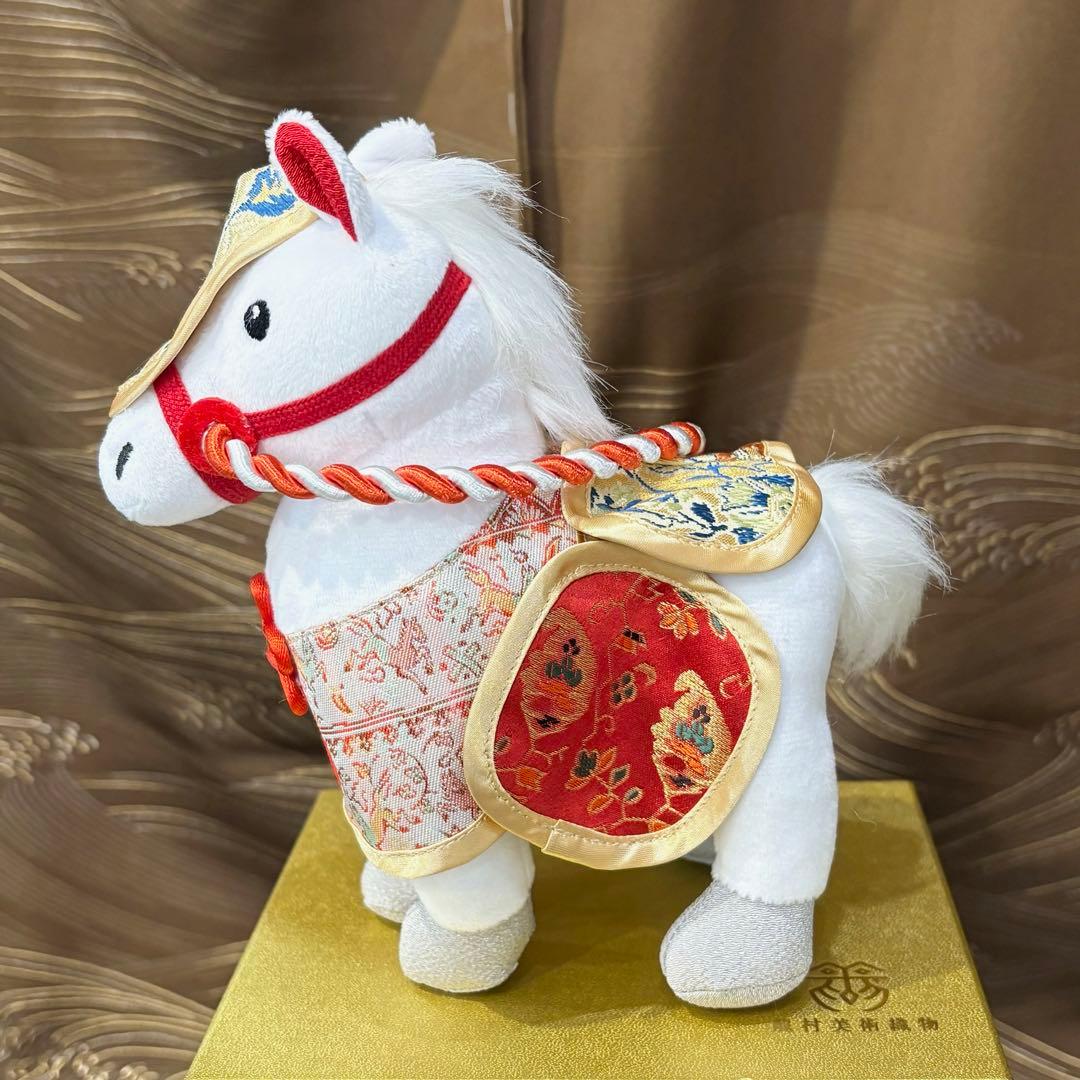 龍村美術織物　干支2026年　令和8年　マスコット人形「午」箱入