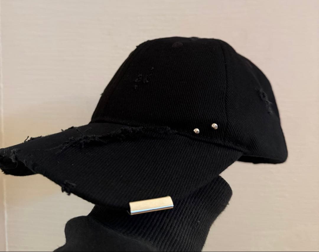 帽子 jentlouis Silver Accent Denim Cap