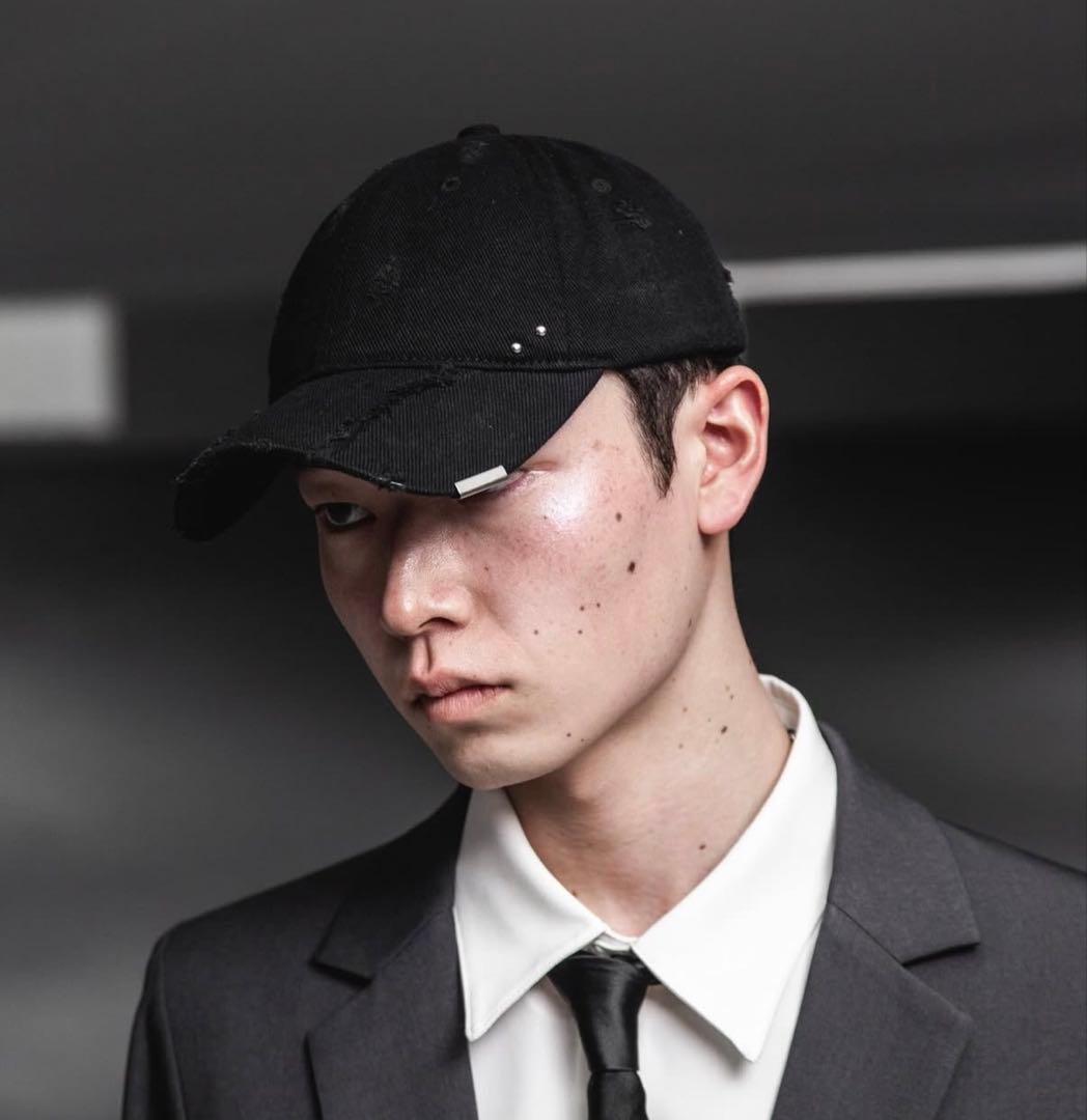 帽子 jentlouis Silver Accent Denim Cap