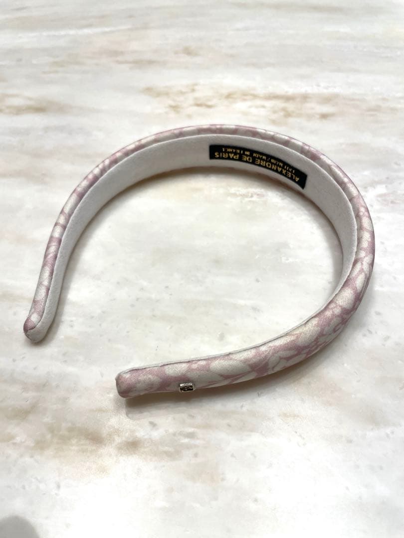 ALEXANDRE DE PARIS 花柄 カチューシャ