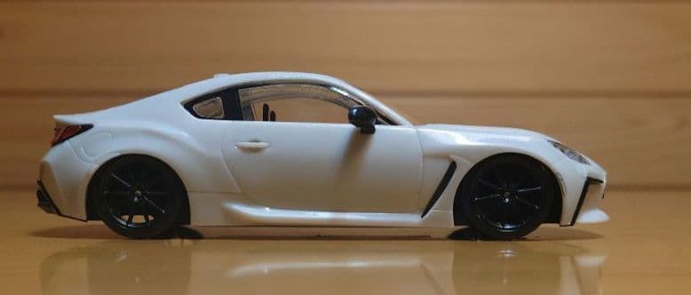 1/32トヨタGR86プラモデル青島文化教材社白色　完成品ミニカー中古品