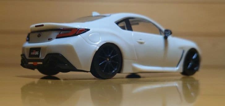 1/32トヨタGR86プラモデル青島文化教材社白色　完成品ミニカー中古品