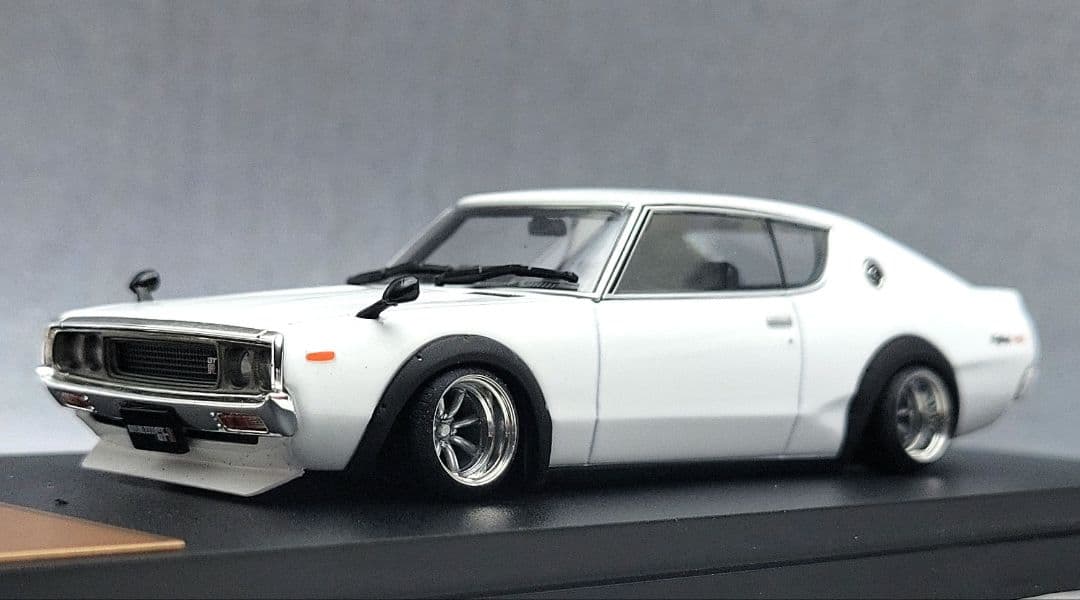 1/43　スカイライン改　ケンメリ2Dr　ワタナベ　ホイール　アルミ製　深リム