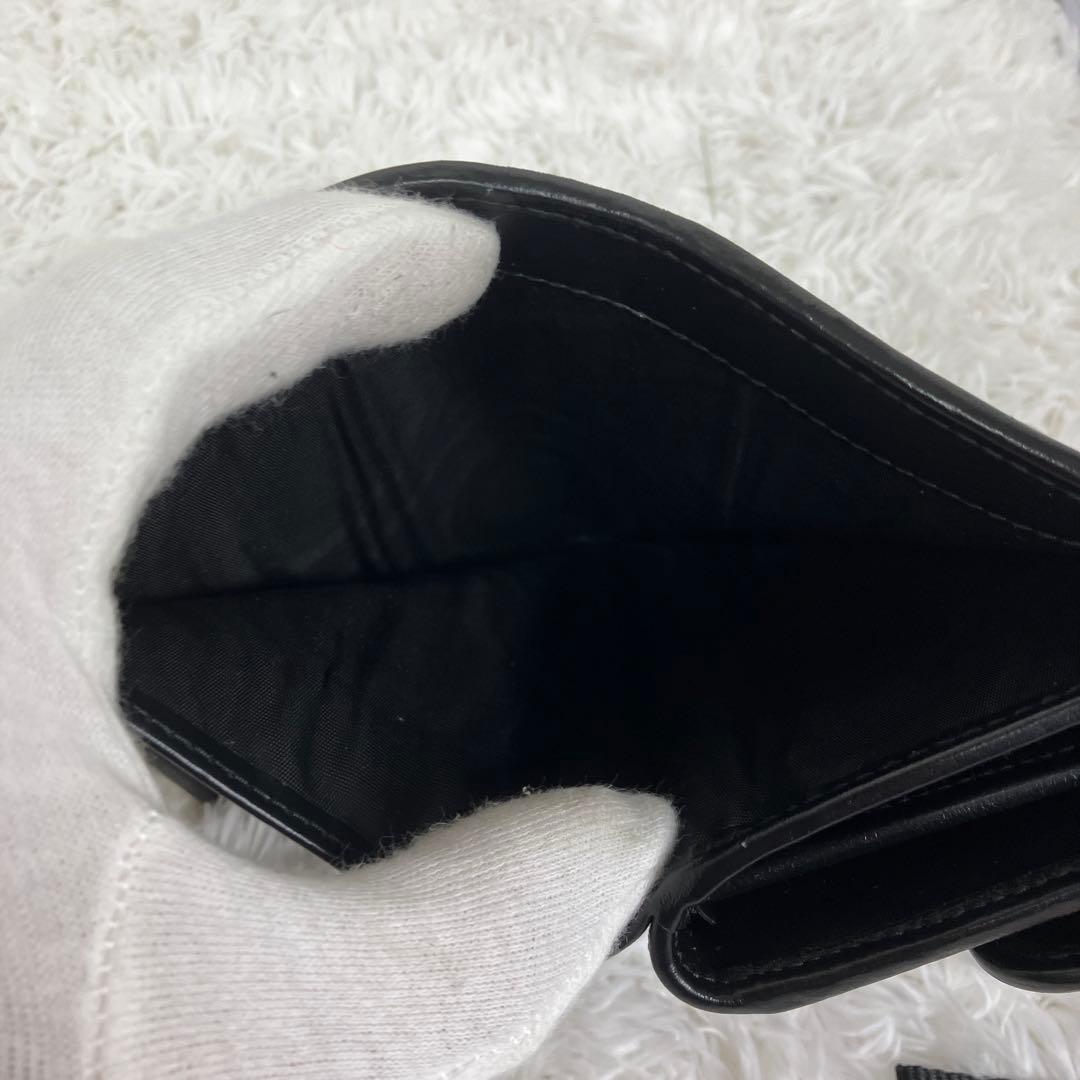 専用FRID搭載✨ミュウミュウ 折り財布 5ML002 マテラッセ 黒 ゴールド