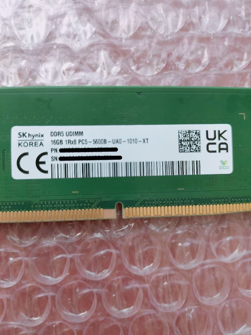 ニ*る様 SK hynix DDR5 16GB PC5-5600B