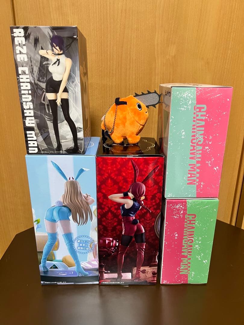 チェンソーマン フィギュアセット　ポチタぬいぐるみ　レゼ　マキマ　パワー
