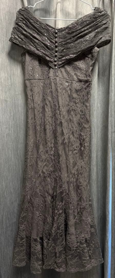 【Sサイズ】LEJA 2wayレース花柄オフショルダードレス