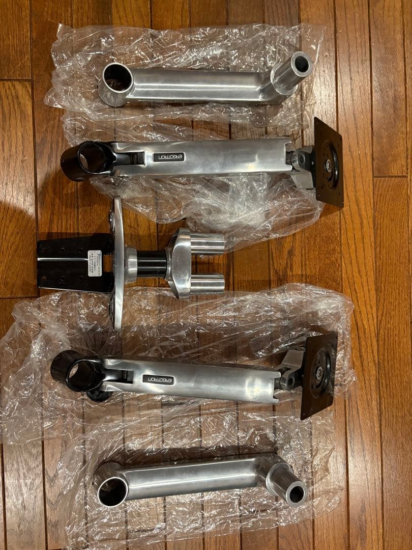 エルゴトロン LXデュアルモニターアーム サイドバイサイド アルミニウム