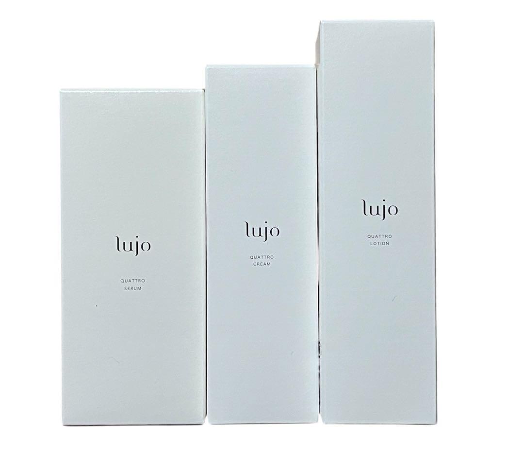 lujo ルジョー クアトロ ローション セラム クリーム 3点セット