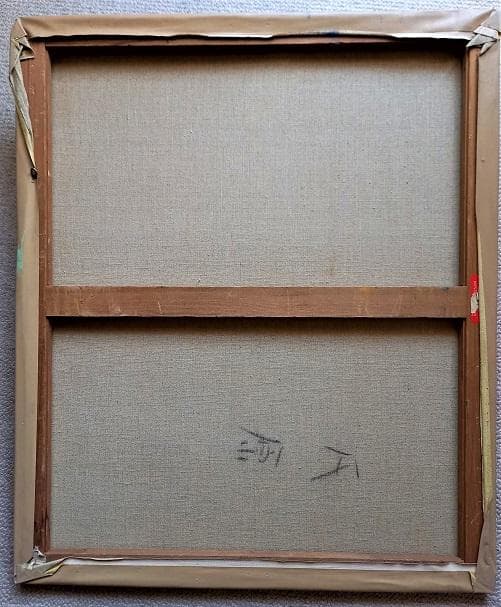 作者不詳　氏原？　「女性像」　技巧的に実力がある油彩画　　F２０号