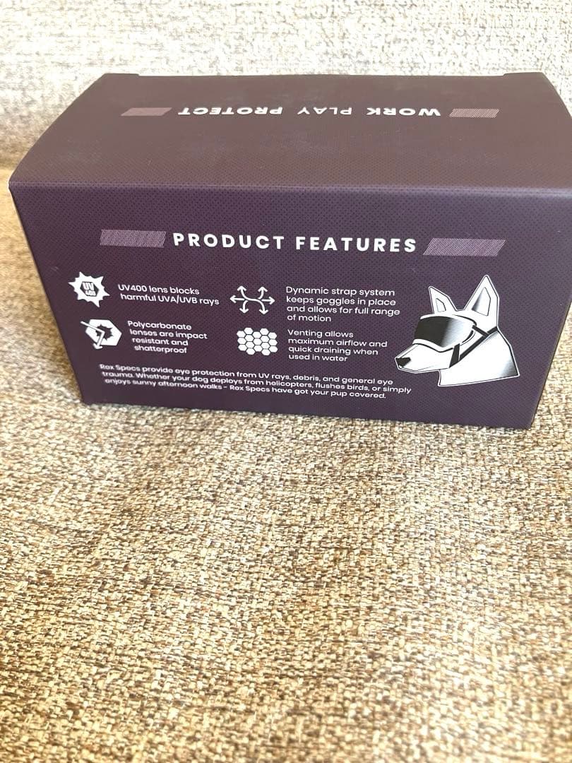 ALPHAICON アルファアイコン REXSPECS ドッグゴーグル　ブラック