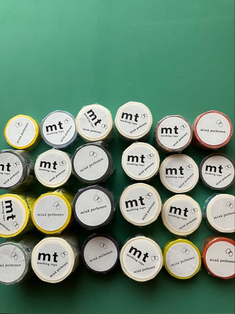 美品未使用 ミナペルホネン マスキングテープ 24本セット cherry 廃盤