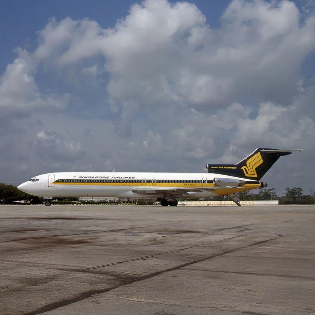 Aviationtag 初B727 白色