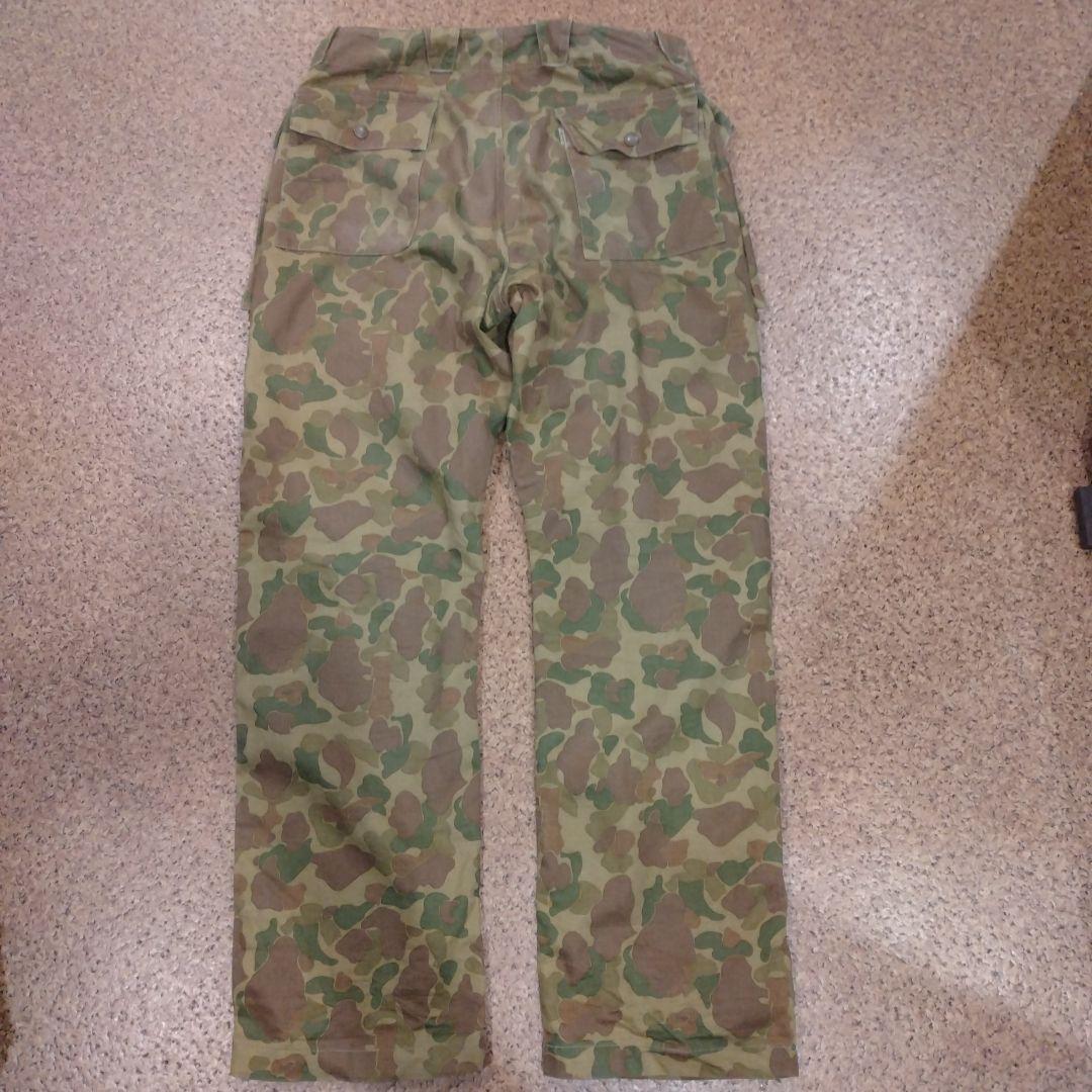 アーミーパンツ　ダックハンター　迷彩　古着