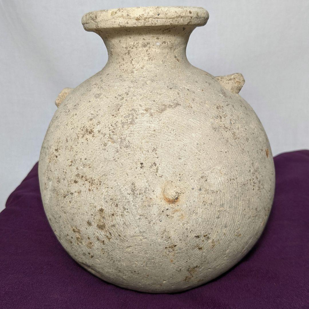 須恵器の写し 提瓶 倣古 古陶写し 模倣品 置物 インテリア コピー 飾り物