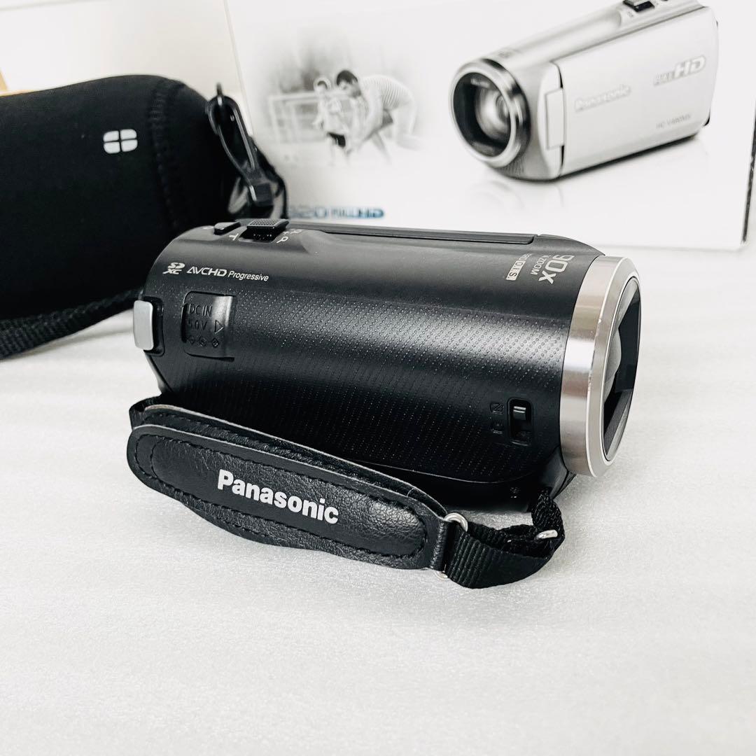【美品】Panasonic HC-V480MS フルHDビデオカメラ ブラック