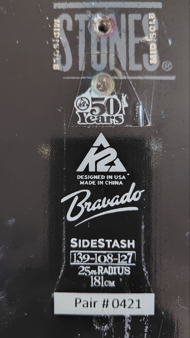 K2 サイドスタッシュ ローリングストーンズエディション