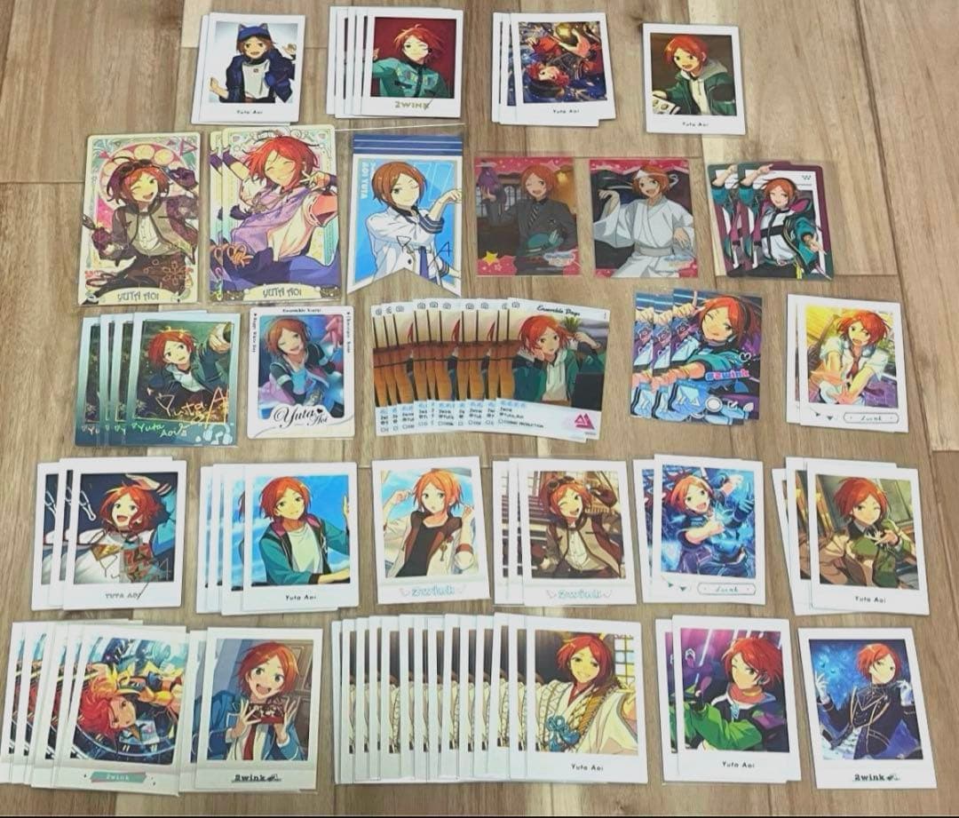 【1月まで】あんスタ　2wink 葵ひなた　葵ゆうた　缶バッジ　カード　アクスタ