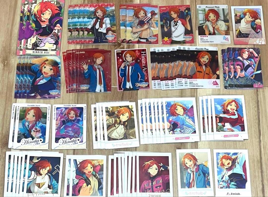 【1月まで】あんスタ　2wink 葵ひなた　葵ゆうた　缶バッジ　カード　アクスタ