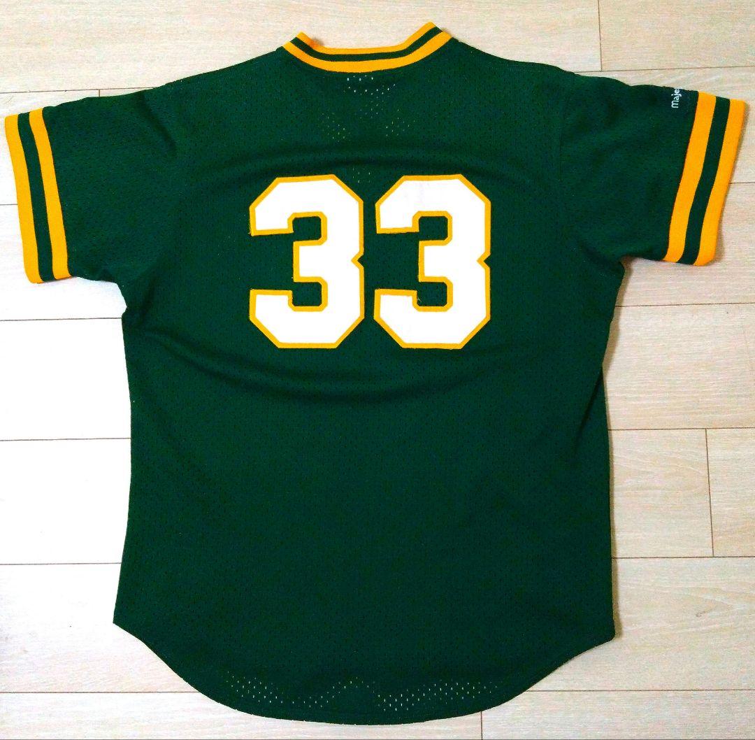 ホセ・カンセコ実使用（1990年）MLB アスレチックス バッティングジャージ