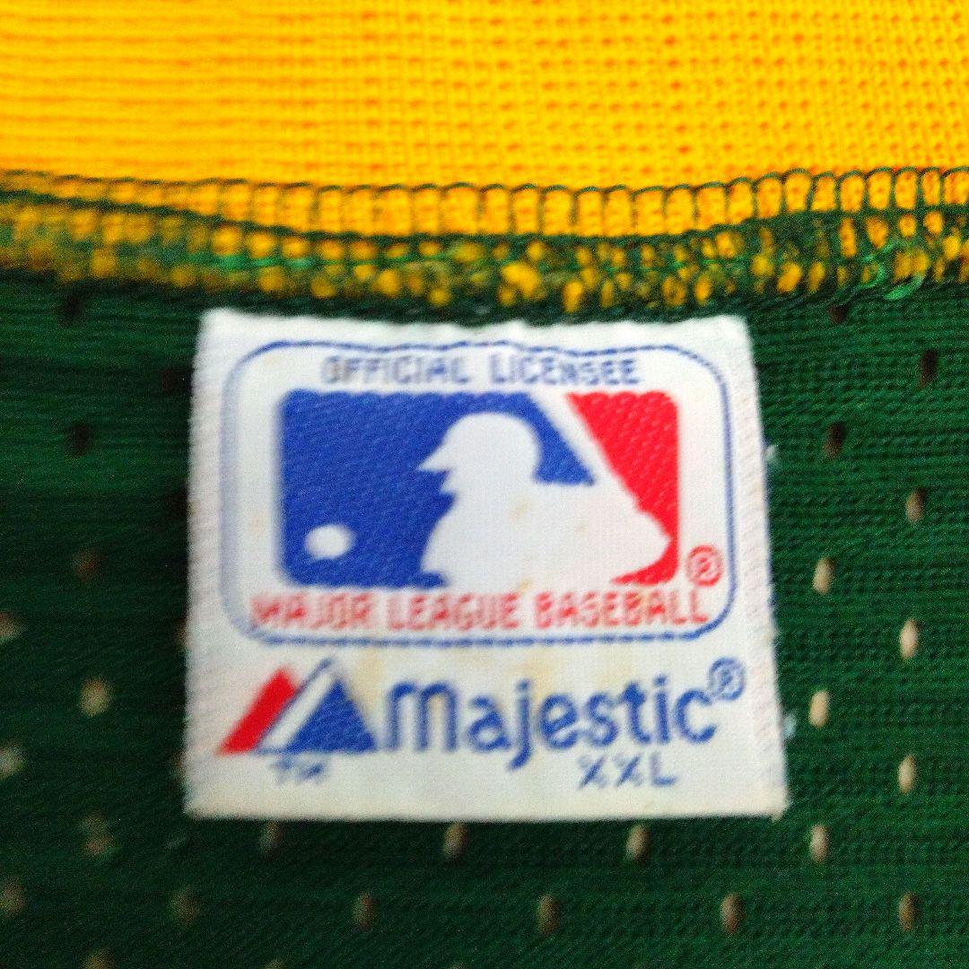 ホセ・カンセコ実使用（1990年）MLB アスレチックス バッティングジャージ