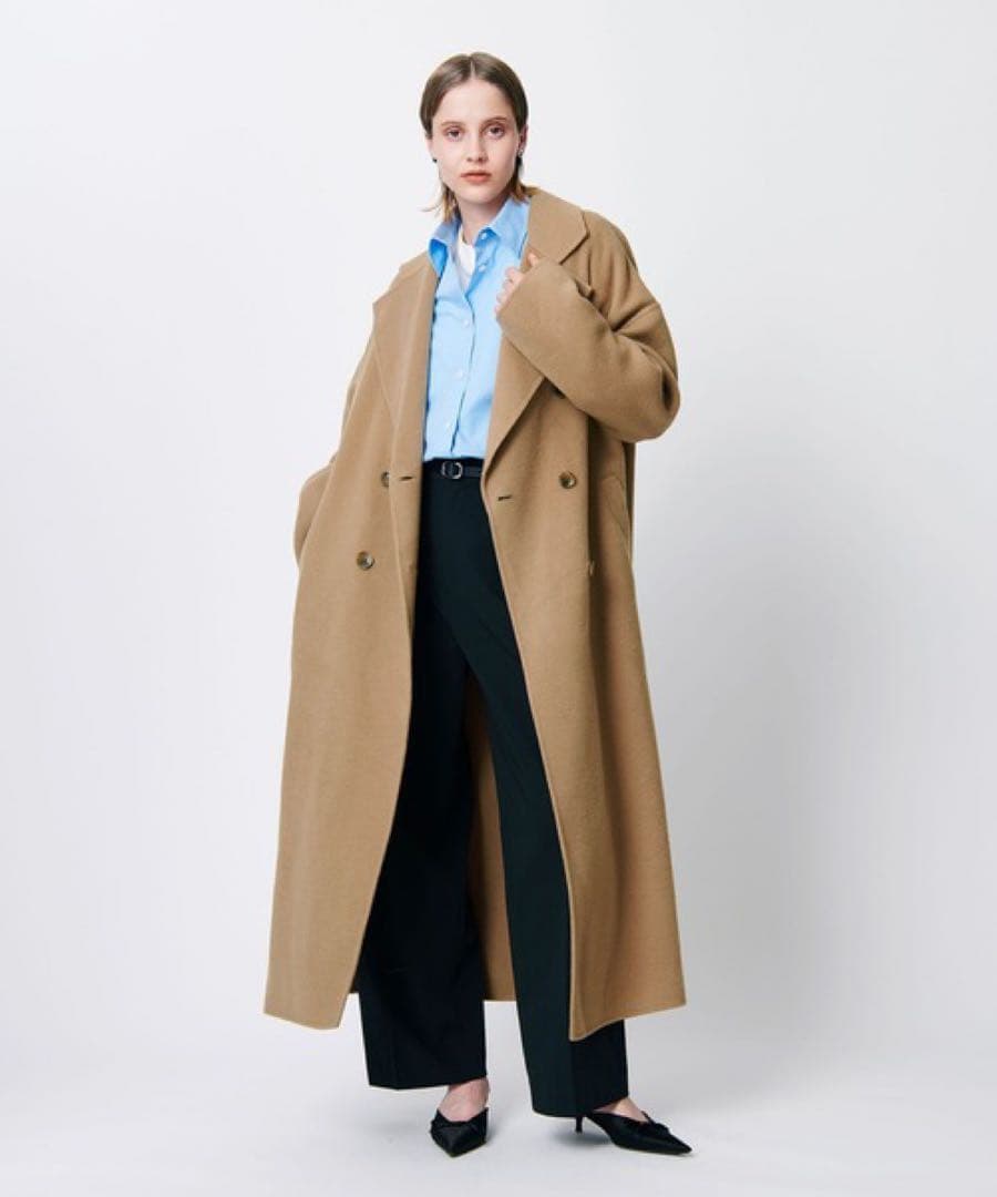 新品N.O.R.Cダブルロングリバーコート　チェスターコート