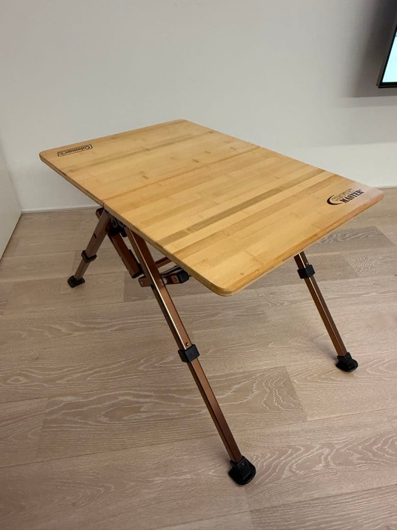 【専用】コールマン コンフォートマスター バンブーラウンジテーブル65