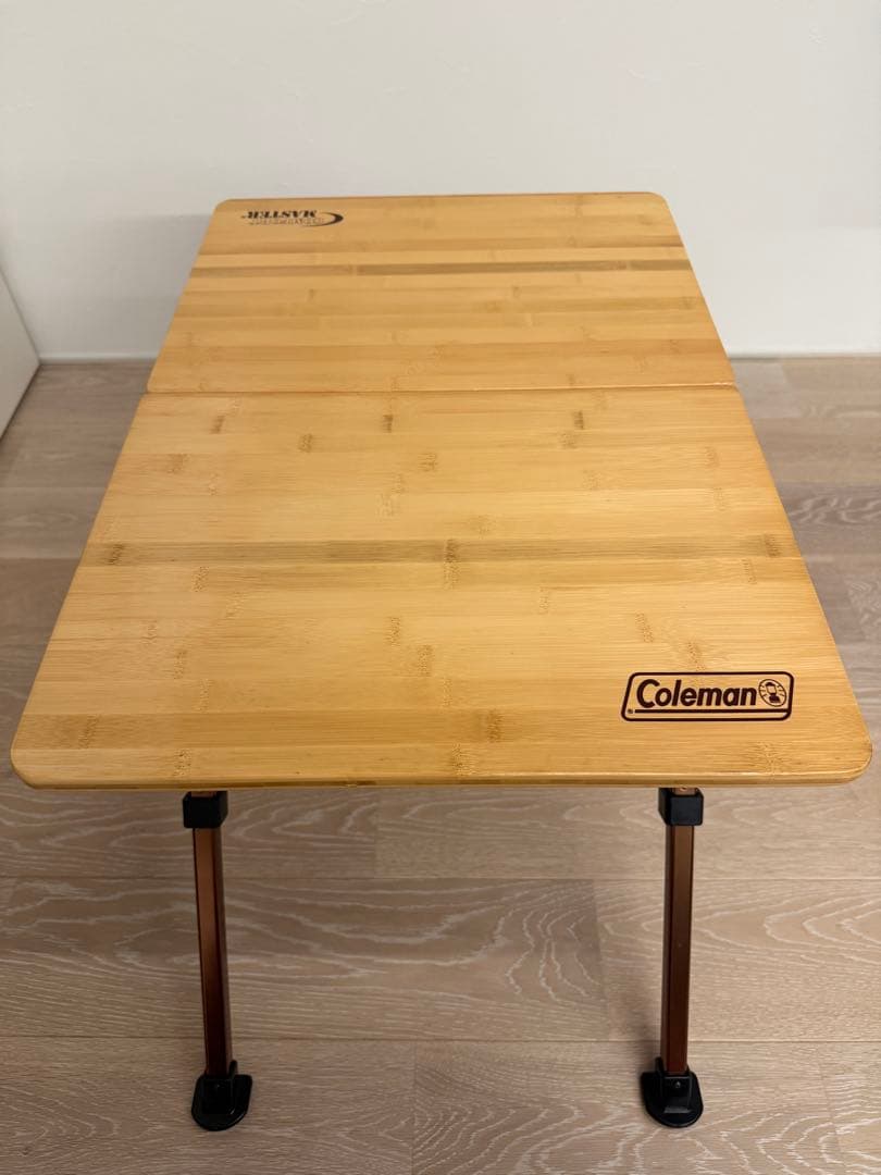 【専用】コールマン コンフォートマスター バンブーラウンジテーブル65