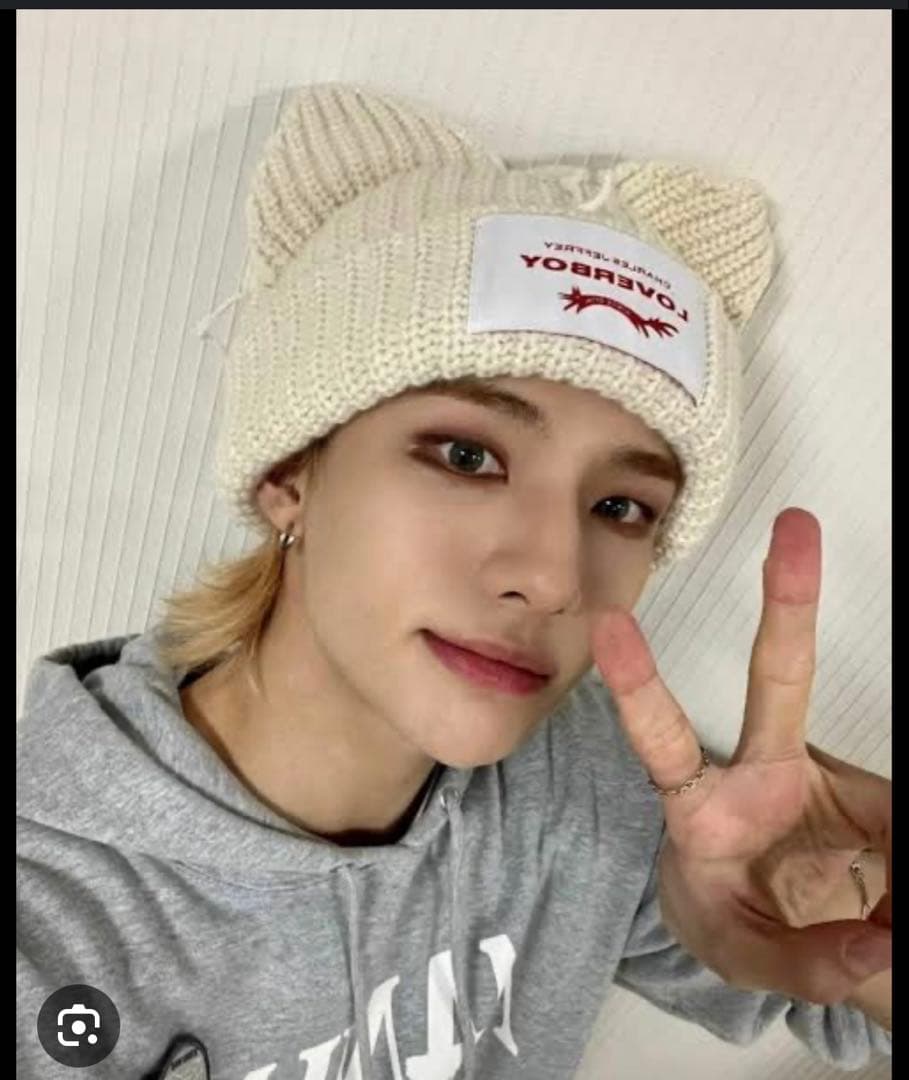 大人気！CHARLES JEFFREY LOVERBOY 猫耳ビーニー 正規品♡