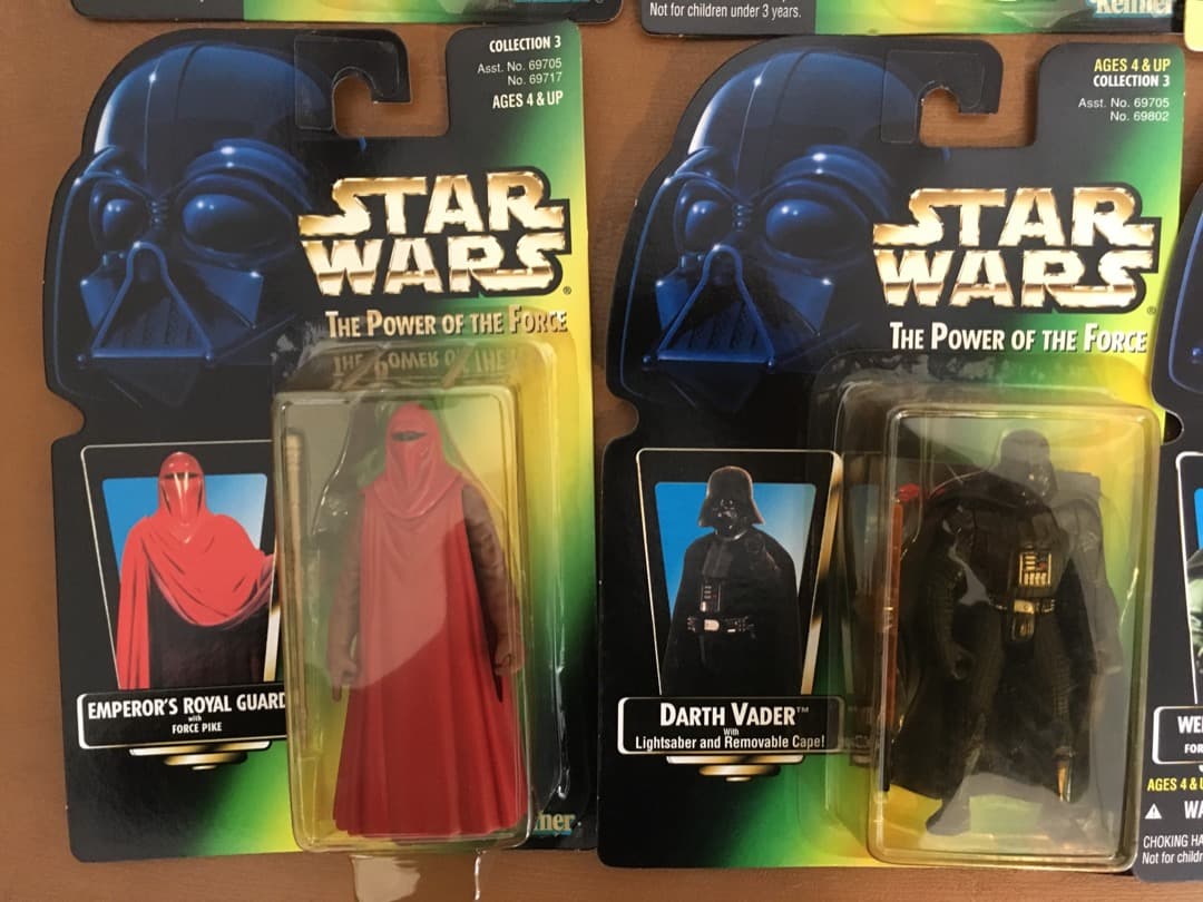 未開封 スターウォーズ グリーンカード コレクション３ ケナー ６個セット