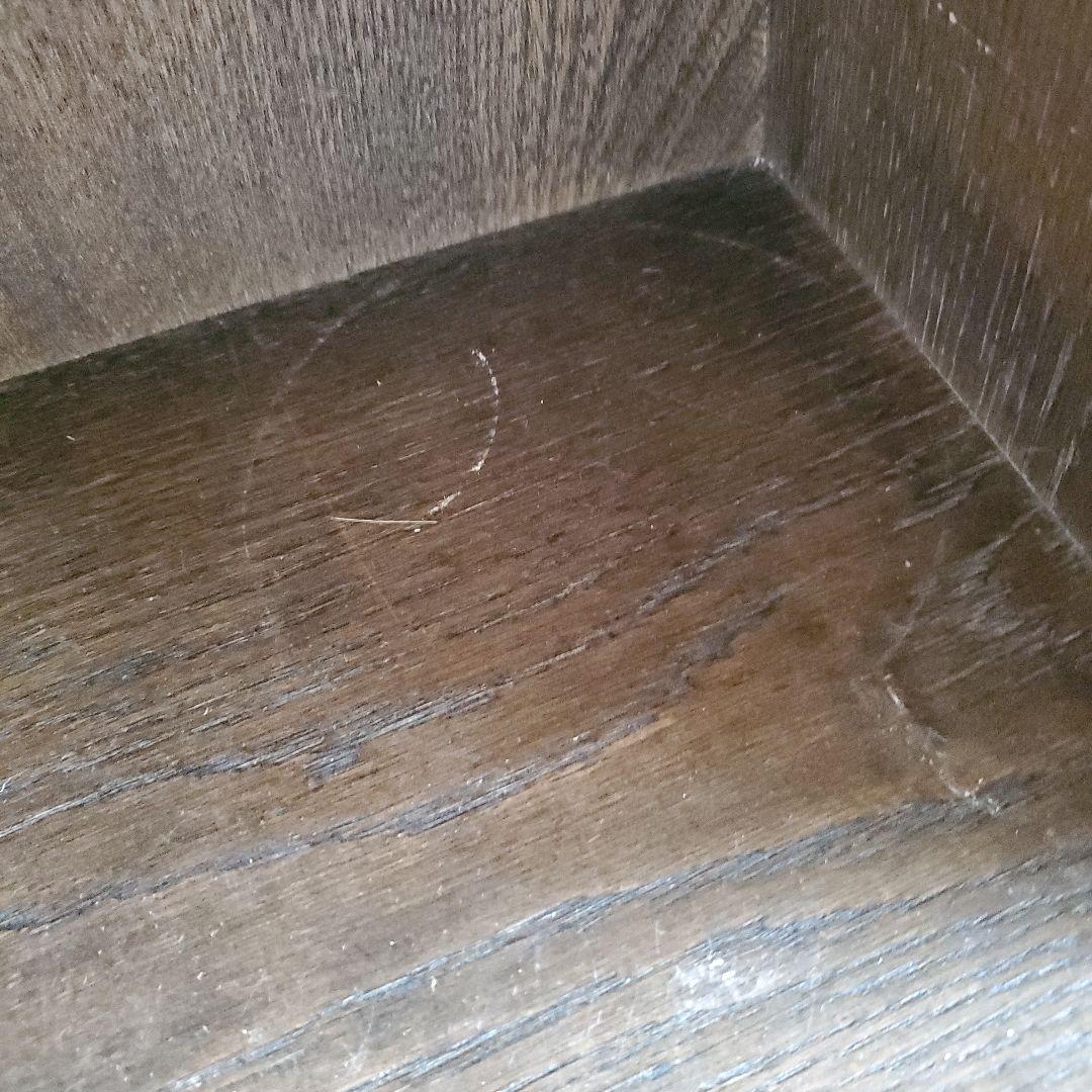 レトロ木製ドレッサー ダークブラウン