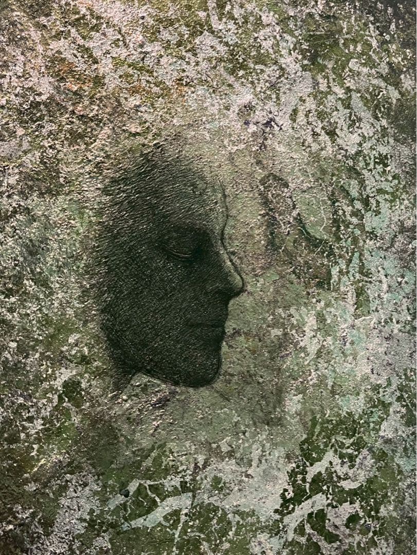 川崎麻児 「Evocation」 1997年 日本画　20号　共シール