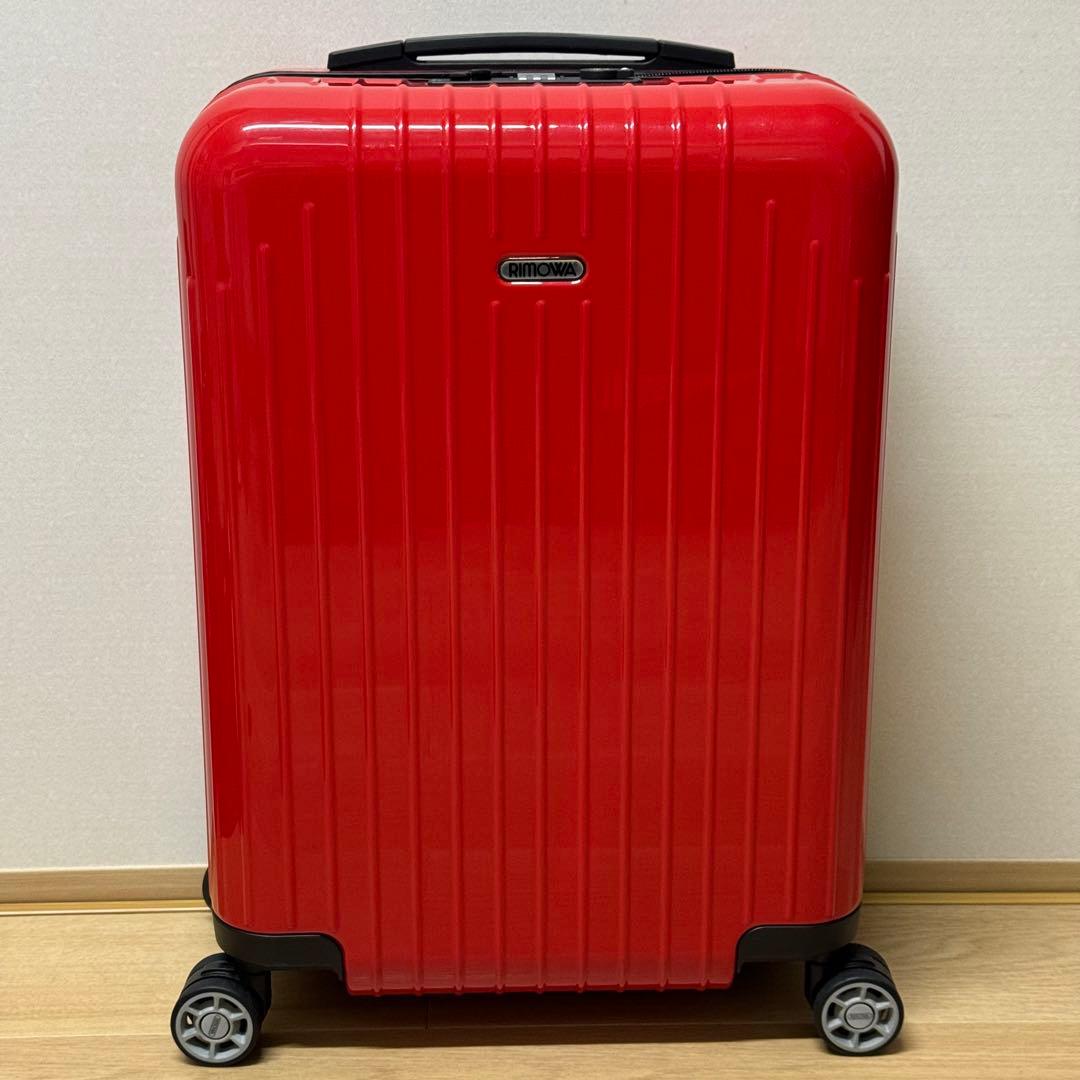 希少！リモワ　サルサエアー　キャビン　4輪　820.52 赤　機内持ち込み可
